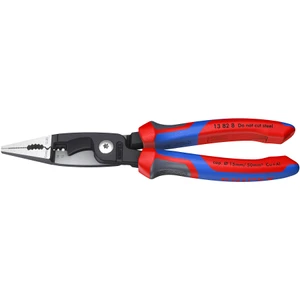 KNIPEX 6-in-1 Electrical Installation Pliers, Comfort-Grip, 8" (13 82 8)
