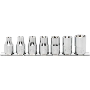 Ko-ken 1/2" Socket Set, External Torx®, 7 pcs (RS4425/7)