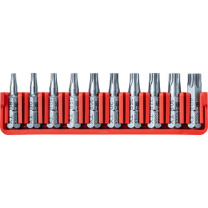 PB Swiss 1/4" Bit Set, C6, Security Torx®, 10 pcs (PB C6.710 CN) PB Swiss 1/4" Bit Set, C6, Security Torx®, 10 pcs (PB C6.710 CN)
