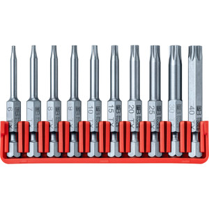 PB Swiss 1/4" Bit Set, E6, Torx®, 10 pcs (PB E6.703 CN) PB Swiss 1/4" Bit Set, E6, Torx®, 10 pcs (PB E6.703 CN)