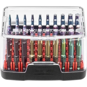 PB Swiss 1/4" Bit Set, E6, Assorted, 50 pcs in BitBox (PB E6.798 BB)