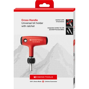 PB Swiss SwissGrip Cross-Handle Ratcheting Bit Driver (PB 1255.MR-80 CBB)