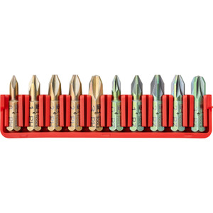 PB Swiss 1/4" Bit Set, C6, Phillips / Pozidriv, 10 pcs (PB C6.706 CN) PB Swiss 1/4" Bit Set, C6, Phillips / Pozidriv, 10 pcs (PB C6.706 CN)