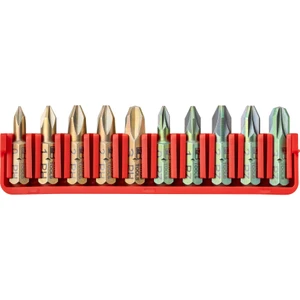 PB Swiss 1/4" Bit Set, C6, Phillips / Pozidriv, 10 pcs (PB C6.706 CN)