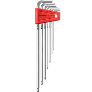 PB Swiss L-Key Set, Hex, Long w/ Ball End, 1.5-6 mm (PB 212.LH-6)