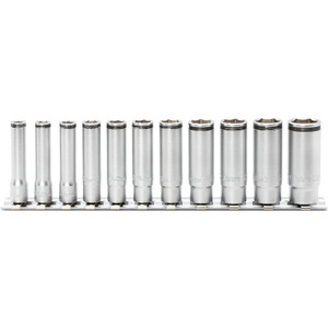 Ko-ken 1/4" Socket Set, 6-Point Deep, Nut Grip, 11 pcs (RS2350M/11) Ko-ken 1/4" Socket Set, 6-Point Deep, Nut Grip, 11 pcs (RS2350M/11)