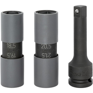Ko-ken 1/2" Impact Swollen Wheel Lug Socket Set (14219M) Ko-ken 1/2" Impact Swollen Wheel Lug Socket Set (14219M)