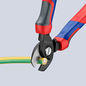 KNIPEX Cable Shears, Comfort-Grip, 6–1/2" (95 12 165)