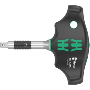 Wera Kraftform Kompakt Ratcheting T-Handle Driver, 1/4" Sq. Drive (411 A RA)