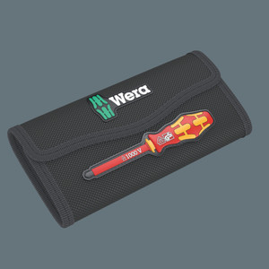 Wera Kraftform Kompakt VDE Insulated Interchangeable Blade Screwdriver Set, 7 pcs w/ Storage Case (KK VDE 7 Imperial 1)