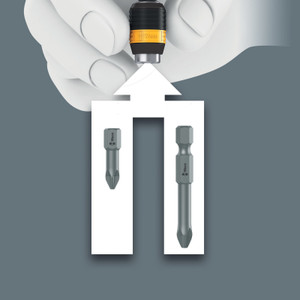 Wera Kraftform Kompakt ESD Bit Screwdriver, Rapidaptor (816 R ESD)