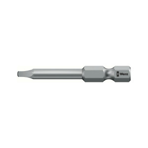Wera 1/4" Bits, E6, Robertson Square, 50 mm Long (868/4 Z 50)