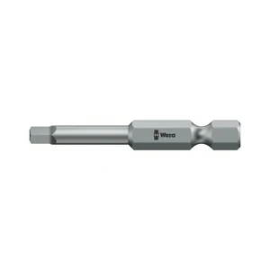 Wera 1/4" Bits, E6, Robertson Square V, 50 mm Long (868/4 V 50)