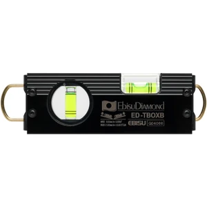 Ebisu ToBi Box Level, 2-Way, Magnetic, Black, 175 mm / 7" (ED-TBOXB)