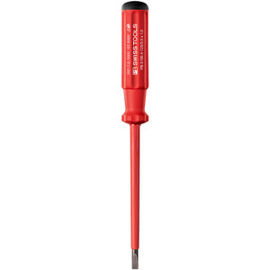 PB Swiss Classic Insulated VDE Screwdrivers, Slotted (PB 5100) PB Swiss Classic Insulated VDE Screwdrivers, Slotted (PB 5100)