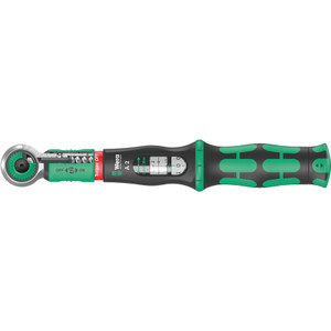 Wera Safe-Torque 72-Tooth Ratcheting 1/4" Bit Torque Wrench, R/L, 2-12 Nm (Safe-Torque A 2)