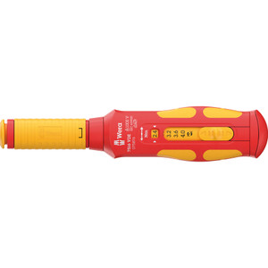 Wera Kraftform Safe-Torque VDE Insulated Torque Screwdriver, 2.4-4.0 Nm (7516 VDE) Wera Kraftform Safe-Torque VDE Insulated Torque Screwdriver, 2.4-4.0 Nm (7516 VDE)