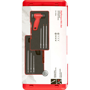 PB Swiss DigiTorque V02 Electronic Interchangeable Blade Torque Driver Set, 3.4-16 Nm, w/ ToolBox & 12 Bits (PB 9325.Set A1 CBB)