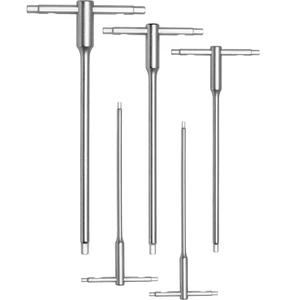 PB Swiss Sliding T-Handle Driver Set, Hex, 2.5-6 mm (PB 1204.SET 6 CBB)