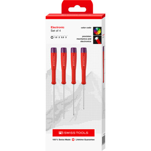PB Swiss SwissGrip Precision Screwdriver Set, Hex, 4 pcs (PB 8625.CBB) PB Swiss SwissGrip Precision Screwdriver Set, Hex, 4 pcs (PB 8625.CBB)