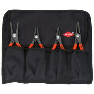 KNIPEX Precision Circlip Pliers Set in Tool Roll, 4 pcs (00 19 57) KNIPEX Precision Circlip Pliers Set in Tool Roll, 4 pcs (00 19 57)