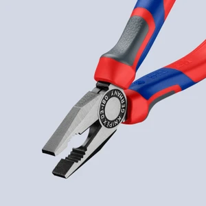 KNIPEX Combination Pliers, Comfort-Grip, 7" (03 02 180)