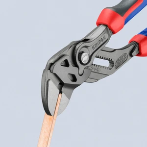 KNIPEX Pliers Wrench, Comfort-Grip, 7" (86 02 180)