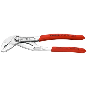 KNIPEX Cobra® Pliers, Chrome, 7" (87 03 180)