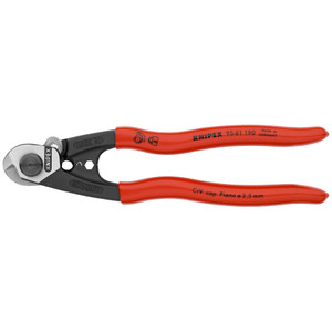 KNIPEX Wire Rope Cutters, 7-1/2" (95 61 190)