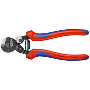 KNIPEX Wire Rope Cutters, Multi-Component, 6-1/4 (95 62 160) - DRPD