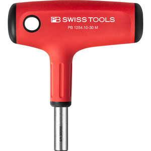 PB Swiss SwissGrip Cross-Handle Bit Driver, 30 mm (PB 1254.10-30 M) PB Swiss SwissGrip Cross-Handle Bit Driver, 30 mm (PB 1254.10-30 M)
