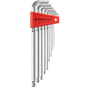PB Swiss L-Key Set, Hex, Long w/ Ball End, 1.5-10 mm (PB 212.LH-10)
