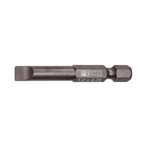 PB Swiss 1/4" Bits, E6, Slotted (PB E6.100) PB Swiss 1/4" Bits, E6, Slotted (PB E6.100)