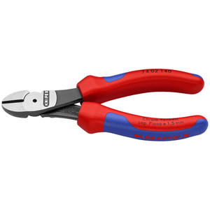 KNIPEX High-Leverage Diagonal Cutters, Multi-Component, 5 1/2" (74 02 140) KNIPEX High-Leverage Diagonal Cutters, Multi-Component, 5 1/2" (74 02 140)