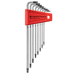 PB Swiss L-Key Set, Security Torx®, T6-T25 (PB 411.BH 6-25)
