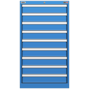 LISTA Stationary Cabinet, 9 Drawer, 22.2" W 28.5" D 39.4" H (MP0900-0904F) LISTA Stationary Cabinet, 9 Drawer, 22.2" W 28.5" D 39.4" H (MP0900-0904F)