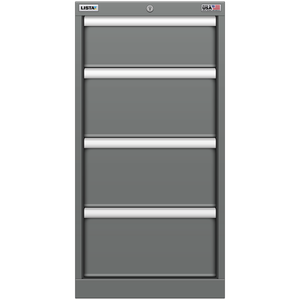 LISTA Stationary Cabinet, 4 Drawer, 16.9" W 28.5" D 33.5" H (NW0750-0404N)