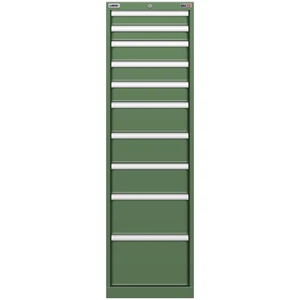 LISTA Drawer Cabinet, 10 Drawer, 16.9" W 28.5" D 57.1" H (NW1350-1002N)