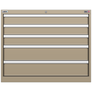 LISTA Stationary Cabinet, 5 Drawer, 34.3" W 28.5" D 27.6" H (EW0600-0502F)