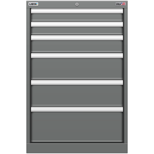 LISTA Stationary Cabinet, 6 Drawer, 22.2" W 28.5" D 33.5" H (MP0750-0601F)
