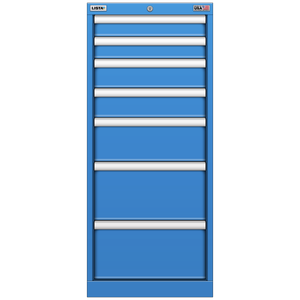 LISTA Stationary Cabinet, 7 Drawer, 16.9" W 28.5" D 39.4" H (NW0900-0703N) LISTA Stationary Cabinet, 7 Drawer, 16.9" W 28.5" D 39.4" H (NW0900-0703N)