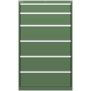 LISTA Stationary Cabinet, 6 Drawer, 34.3" W 28.5" D 57.1" H (EW1350-0608F)