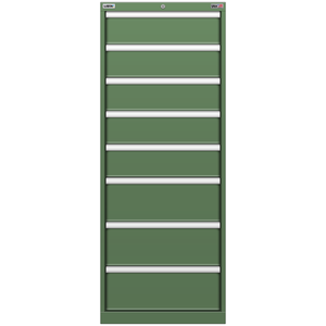 LISTA Stationary Cabinet, 8 Drawer, 22.2" W 28.5" D 57.1" H (MP1350-0801F)