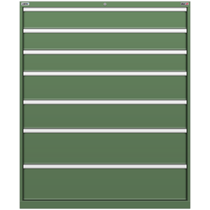 LISTA Stationary Cabinet, 7 Drawer, 47.0" W 28.5" D 57.1" H (MW1350-0702F)