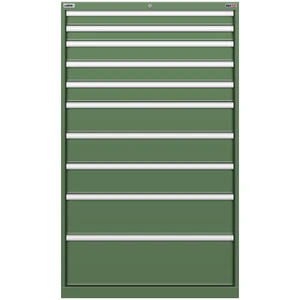 LISTA Drawer Cabinet, 10 Drawer, 34.3" W 28.5" D 57.1" H (EW1350-1002F)