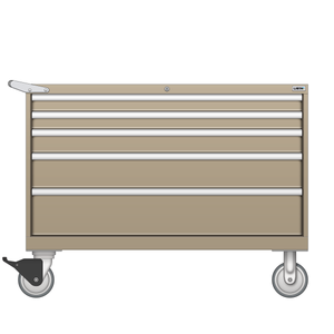 LISTA Mobile Cabinet, Shallow, 5 Drawer, 47.0" W 22.5" D 35.6" H (MS0600-0501F-M)