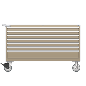 LISTA Mobile Cabinet, 7 Drawer, 56.3" W 28.5" D 35.6" H (DW0600-0703F-M) LISTA Mobile Cabinet, 7 Drawer, 56.3" W 28.5" D 35.6" H (DW0600-0703F-M)