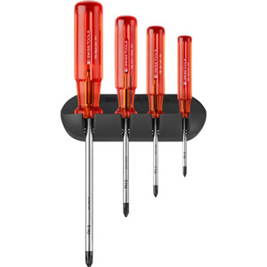 PB Swiss Classic Screwdriver Set, Phillips, 4 pcs w/ Wall Mount (PB 242.CBB) PB Swiss Classic Screwdriver Set, Phillips, 4 pcs w/ Wall Mount (PB 242.CBB)