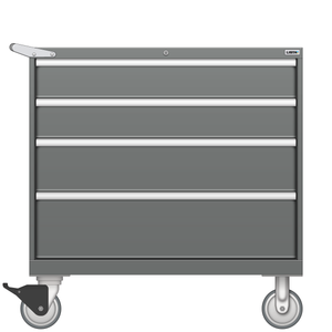 LISTA Mobile Cabinet, Shallow, 4 Drawer, 40.3" W 22.5" D 41.5" H (HS0750-0401F-M)