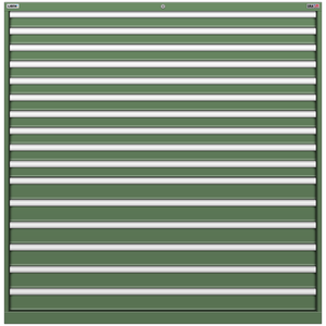 LISTA Stationary Cabinet, 16 Drawer, 56.3" W 28.5" D 57.1" H (DW1350-1601F) LISTA Stationary Cabinet, 16 Drawer, 56.3" W 28.5" D 57.1" H (DW1350-1601F)